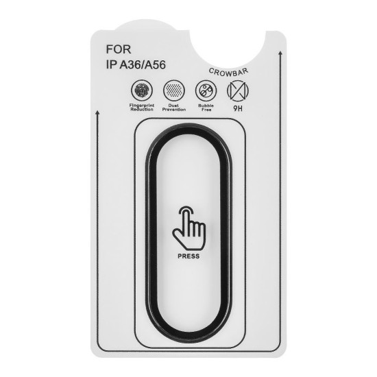 Protecție Cameră (Sticlă) OBAL:ME pentru Samsung Galaxy A56 5G, Neagra (Bakr, 57983125814) by www.silkase.ro