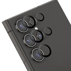 Protecție Cameră (Sticlă) OBAL:ME pentru Samsung Galaxy S24 Ultra, Negru Titaniu