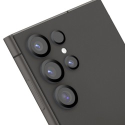 Protecție Cameră (Sticlă) OBAL:ME pentru Samsung Galaxy S24 Ultra, Negru Titaniu