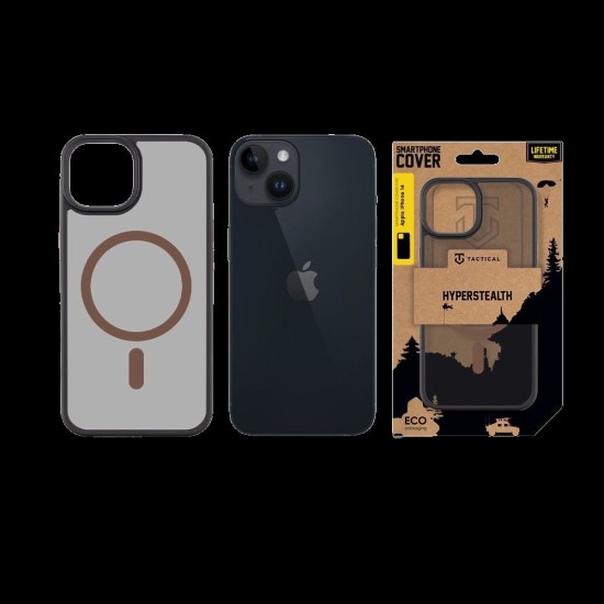 Husa Tactical MagForce Hyperstealth 2.0 pentru iPhone 14, Negru/Moucha Moose (Bakr, 57983125821) by www.silkase.ro