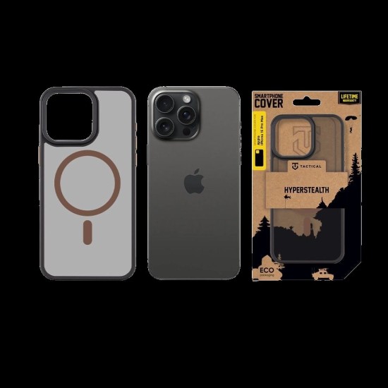 Husa Tactical MagForce Hyperstealth 2.0 pentru iPhone 15 Pro Max, Negru/Moucha Moose (Bakr, 57983125825) by www.silkase.ro