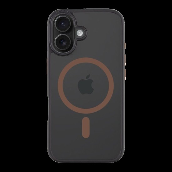 Husa Tactical MagForce Hyperstealth 2.0 pentru iPhone 16, Negru/Moucha Moose (Bakr, 57983125826) by www.silkase.ro