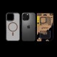 Husa Tactical MagForce Hyperstealth 2.0 pentru iPhone 16 Pro Max, Negru/Moucha Moose (Bakr, 57983125828) by www.silkase.ro