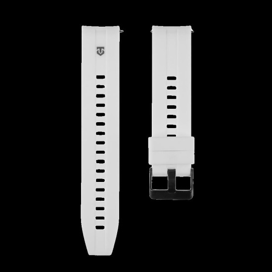 Curea Silicon Tactical Quick Release (20mm), Alba Curea Silicon Tactical Quick Release (20mm), Alba (Bakr, 57983125839) by www.silkase.ro