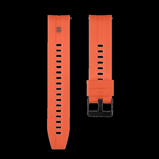 Curea Silicon Tactical Quick Release (20mm), Portocalie (Bakr, 57983125840) by www.silkase.ro