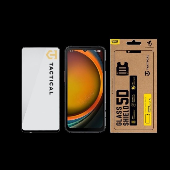 Folie de Sticlă 5D Tactical Glass Shield pentru Samsung Galaxy Xcover 7 Pro, Neagră (Bakr, 57983126019) by www.silkase.ro