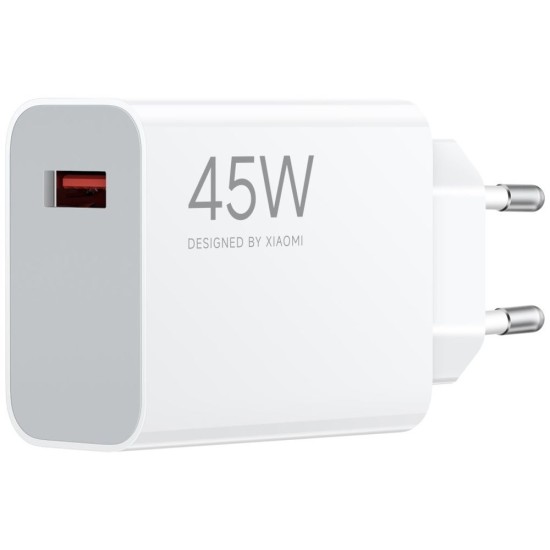 Încărcător Rețea Original Xiaomi (MDY-17-EF) USB-A 45W, Alb (Bulk) (Bakr, 57983126050) by www.silkase.ro