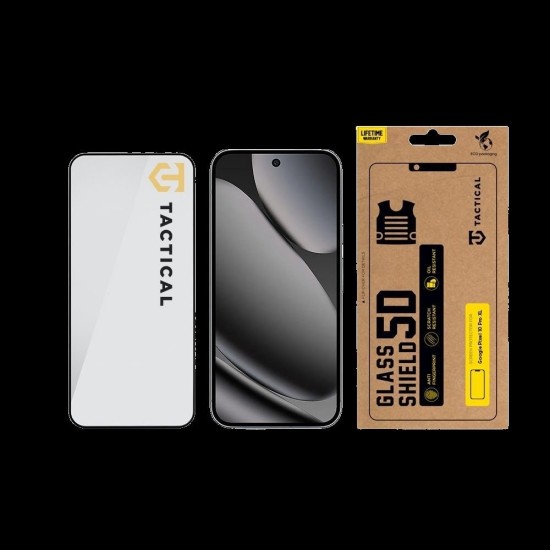 Folie de Sticlă 5D Tactical Glass Shield pentru Google Pixel 10 Pro XL, Neagră Folie de Sticlă 5D Tactical Glass Shield pentru Google Pixel 10 Pro XL, Neagră (Bakr, 57983126060) by www.silkase.ro