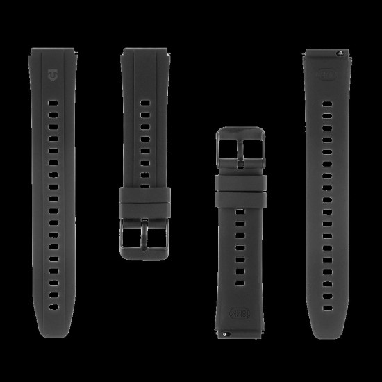 Curea Silicon Tactical Quick Release (18mm), Neagra Curea Silicon Tactical Quick Release (18mm), Neagra (Bakr, 57983126073) by www.silkase.ro