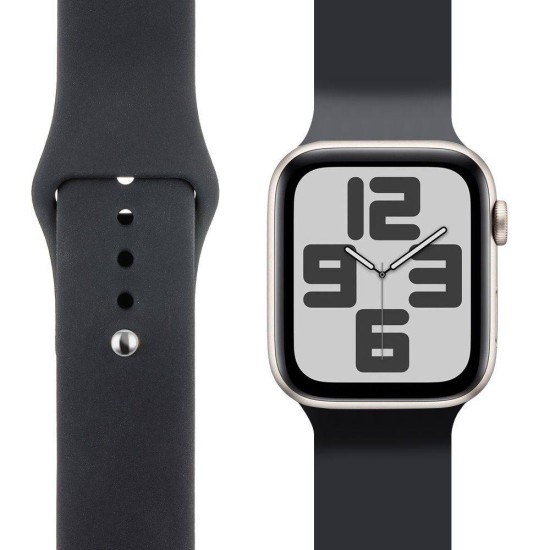 Curea de Silicon OBAL:ME pentru Apple Watch 38-41mm, Mărimea S/M, Neagră Curea de Silicon OBAL:ME pentru Apple Watch 38-41mm, Mărimea S/M, Neagră (Bakr, 57983126130) by www.silkase.ro