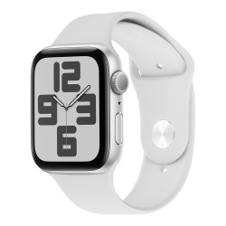 Curea de Silicon OBAL:ME pentru Apple Watch 38-41mm, Mărimea S/M, Albă