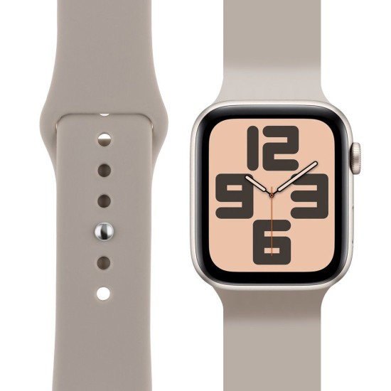 Curea de Silicon OBAL:ME pentru Apple Watch 38-41mm, Mărimea S/M, Bej Curea de Silicon OBAL:ME pentru Apple Watch 38-41mm, Mărimea S/M, Bej (Bakr, 57983126132) by www.silkase.ro
