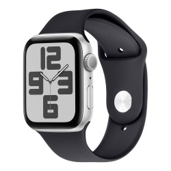Curea de Silicon OBAL:ME pentru Apple Watch 42-49mm, Mărimea M/L, Neagră