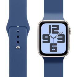 Curea de Silicon OBAL:ME pentru Apple Watch 42-49mm, Mărimea M/L, Albastră Curea de Silicon OBAL:ME pentru Apple Watch 42-49mm, Mărimea M/L, Albastră