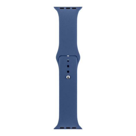 Curea de Silicon OBAL:ME pentru Apple Watch 42-49mm, Mărimea M/L, Albastră (Bakr, 57983126135) by www.silkase.ro