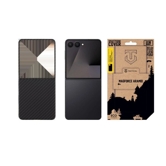 Husa Tactical MagForce Aramidă (MagSafe) pentru Samsung Galaxy Z Flip 7, Neagră Husa Tactical MagForce Aramidă (MagSafe) pentru Samsung Galaxy Z Flip 7, Neagră (Bakr, 57983126215) by www.silkase.ro