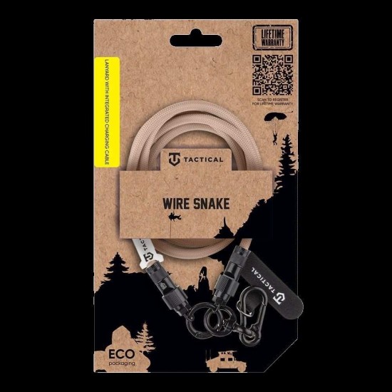 Cablu Silicon Tactical Wire Snake USB-C la USB-C, 1.2m, Moucha Moose Cablu Silicon Tactical Wire Snake USB-C la USB-C, 1.2m, Moucha Moose (Bakr, 57983126218) by www.silkase.ro