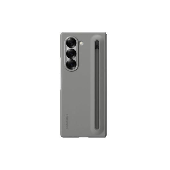 Husa Originala Samsung (fara S Pen) pentru Galaxy Z Fold 6, Gri (Bakr, 57983126281) by www.silkase.ro