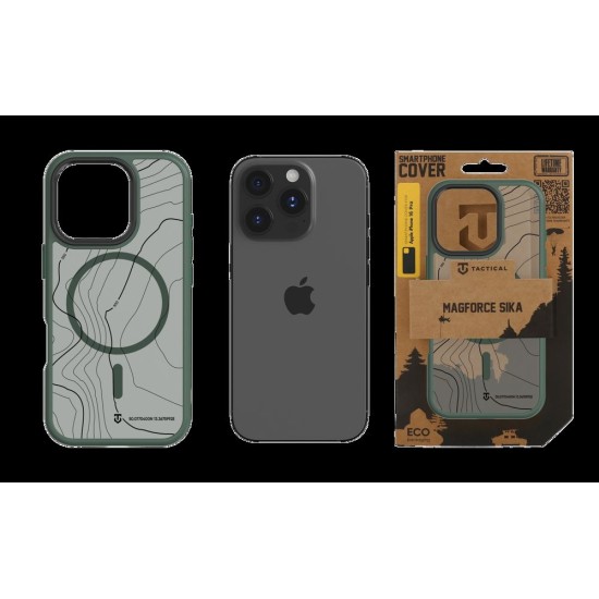 Husa Tactical MagForce Hyperstealth Sika pentru iPhone 16 Pro, Verde (Forest Green) Husa Tactical MagForce Hyperstealth Sika pentru iPhone 16 Pro, Verde (Forest Green) (Bakr, 57983126310) by www.silkase.ro