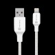 Cablu Împletit Tactical Stitch Thread USB-A la Lightning, 2m, Alb Cablu Împletit Tactical Stitch Thread USB-A la Lightning, 2m, Alb (Bakr, 57983126578) by www.silkase.ro