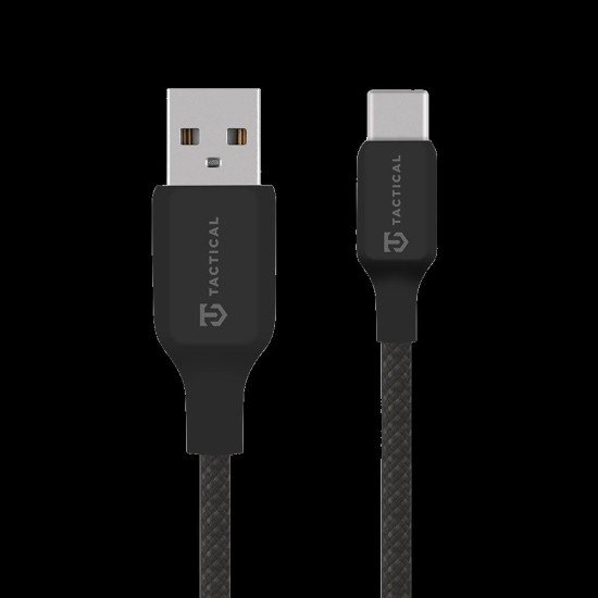 Cablu Împletit Tactical Stitch Thread USB-A la USB-C, 1m, Negru Cablu Împletit Tactical Stitch Thread USB-A la USB-C, 1m, Negru (Bakr, 57983126582) by www.silkase.ro