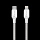 Cablu Împletit Tactical Stitch Thread USB-C la Lightning, 2m, Alb Cablu Împletit Tactical Stitch Thread USB-C la Lightning, 2m, Alb (Bakr, 57983126589) by www.silkase.ro