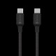 Cablu Împletit Tactical Stitch Thread USB-C la USB-C, 1m, Negru (Bakr, 57983126594) by www.silkase.ro