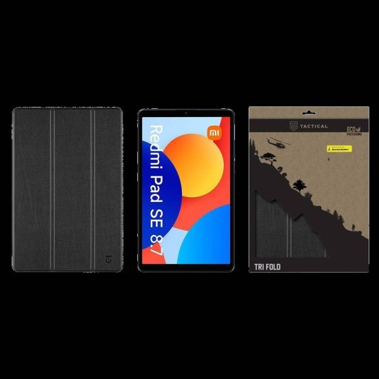 Husa Tactical Book Tri Fold pentru Xiaomi Redmi Pad SE 8.7", Neagra Husa Tactical Book Tri Fold pentru Xiaomi Redmi Pad SE 8.7", Neagra (Bakr, 57983126533) by www.silkase.ro