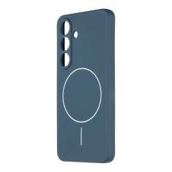 Husa OBAL:ME MagNetix Matte TPU (MagSafe) pentru Samsung Galaxy S25, Albastra