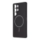 Husa OBAL:ME MagNetix Matte TPU (MagSafe) pentru Samsung Galaxy S25 Ultra, Neagra (Bakr, 57983126748) by www.silkase.ro