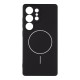 Husa OBAL:ME MagNetix Matte TPU (MagSafe) pentru Samsung Galaxy S25 Ultra, Neagra (Bakr, 57983126748) by www.silkase.ro