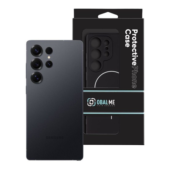 Husa OBAL:ME MagNetix Matte TPU (MagSafe) pentru Samsung Galaxy S25 Ultra, Neagra (Bakr, 57983126748) by www.silkase.ro