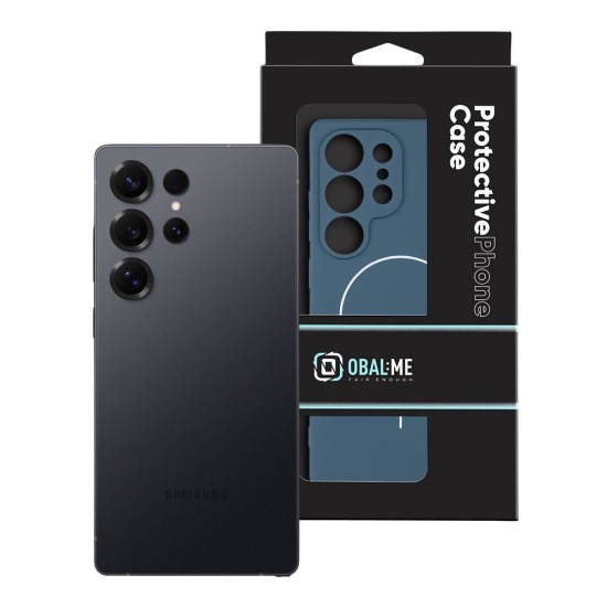 Husa OBAL:ME MagNetix Matte TPU (MagSafe) pentru Samsung Galaxy S25 Ultra, Albastra (Bakr, 57983126749) by www.silkase.ro