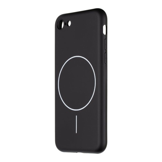 Husa OBAL:ME MagNetix Matte TPU (MagSafe) pentru Apple iPhone 7/8/SE2020/SE2022, Neagra (Bakr, 57983126750) by www.silkase.ro