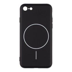 Husa OBAL:ME MagNetix Matte TPU (MagSafe) pentru Apple iPhone 7/8/SE2020/SE2022, Neagra