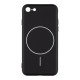 Husa OBAL:ME MagNetix Matte TPU (MagSafe) pentru Apple iPhone 7/8/SE2020/SE2022, Neagra (Bakr, 57983126750) by www.silkase.ro