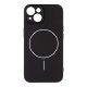 Husa OBAL:ME MagNetix Matte TPU (MagSafe) pentru Apple iPhone 14, Neagra (Bakr, 57983126752) by www.silkase.ro