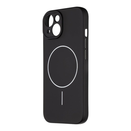Husa OBAL:ME MagNetix Matte TPU (MagSafe) pentru Apple iPhone 15, Neagra (Bakr, 57983126753) by www.silkase.ro