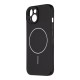 Husa OBAL:ME MagNetix Matte TPU (MagSafe) pentru Apple iPhone 15, Neagra (Bakr, 57983126753) by www.silkase.ro