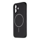 Husa OBAL:ME MagNetix Matte TPU (MagSafe) pentru Apple iPhone 16, Neagra (Bakr, 57983126754) by www.silkase.ro