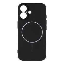 Husa OBAL:ME MagNetix Matte TPU (MagSafe) pentru Apple iPhone 16, Neagra