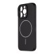 Husa OBAL:ME MagNetix Matte TPU (MagSafe) pentru Apple iPhone 16 Pro, Neagra (Bakr, 57983126755) by www.silkase.ro