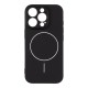 Husa OBAL:ME MagNetix Matte TPU (MagSafe) pentru Apple iPhone 16 Pro, Neagra (Bakr, 57983126755) by www.silkase.ro