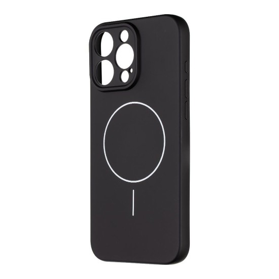 Husa OBAL:ME MagNetix Matte TPU (MagSafe) pentru Apple iPhone 16 Pro Max, Neagra (Bakr, 57983126756) by www.silkase.ro