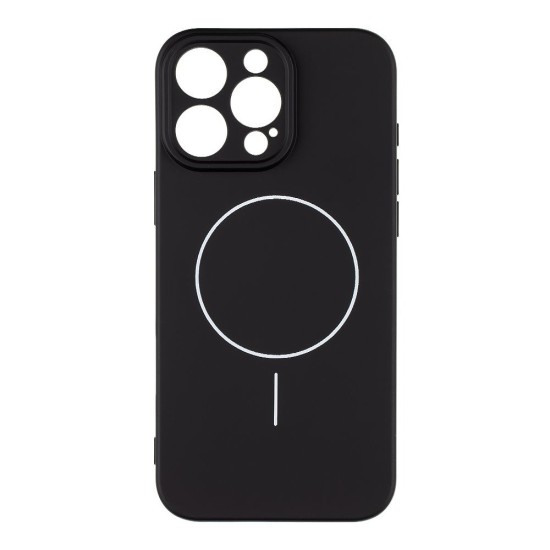 Husa OBAL:ME MagNetix Matte TPU (MagSafe) pentru Apple iPhone 16 Pro Max, Neagra (Bakr, 57983126756) by www.silkase.ro