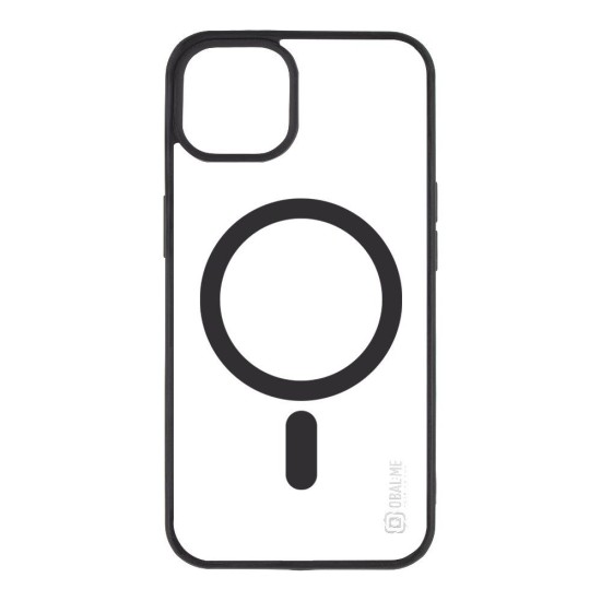 Husa OBAL:ME MagNetix Outline (MagSafe) pentru Apple iPhone 13, Neagra (Bakr, 57983126759) by www.silkase.ro