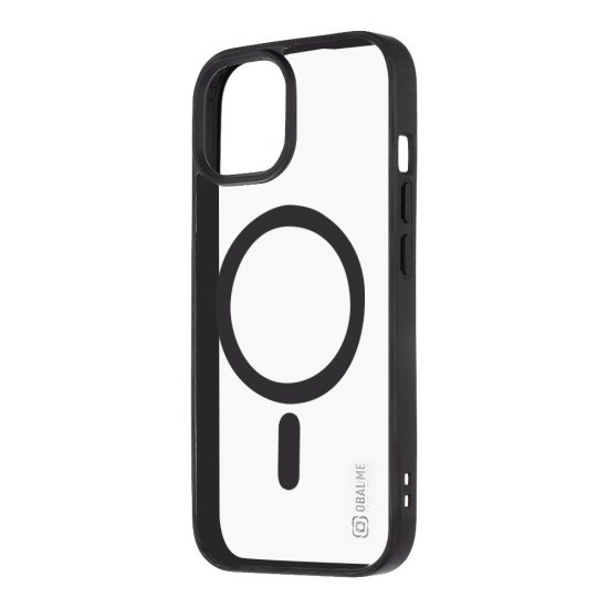 Husa OBAL:ME MagNetix Outline (MagSafe) pentru Apple iPhone 15, Neagra (Bakr, 57983126761) by www.silkase.ro