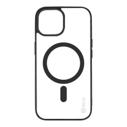 Husa OBAL:ME MagNetix Outline (MagSafe) pentru Apple iPhone 15, Neagra
