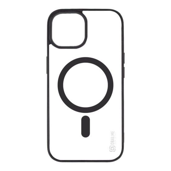 Husa OBAL:ME MagNetix Outline (MagSafe) pentru Apple iPhone 15, Neagra (Bakr, 57983126761) by www.silkase.ro