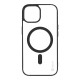Husa OBAL:ME MagNetix Outline (MagSafe) pentru Apple iPhone 15, Neagra (Bakr, 57983126761) by www.silkase.ro